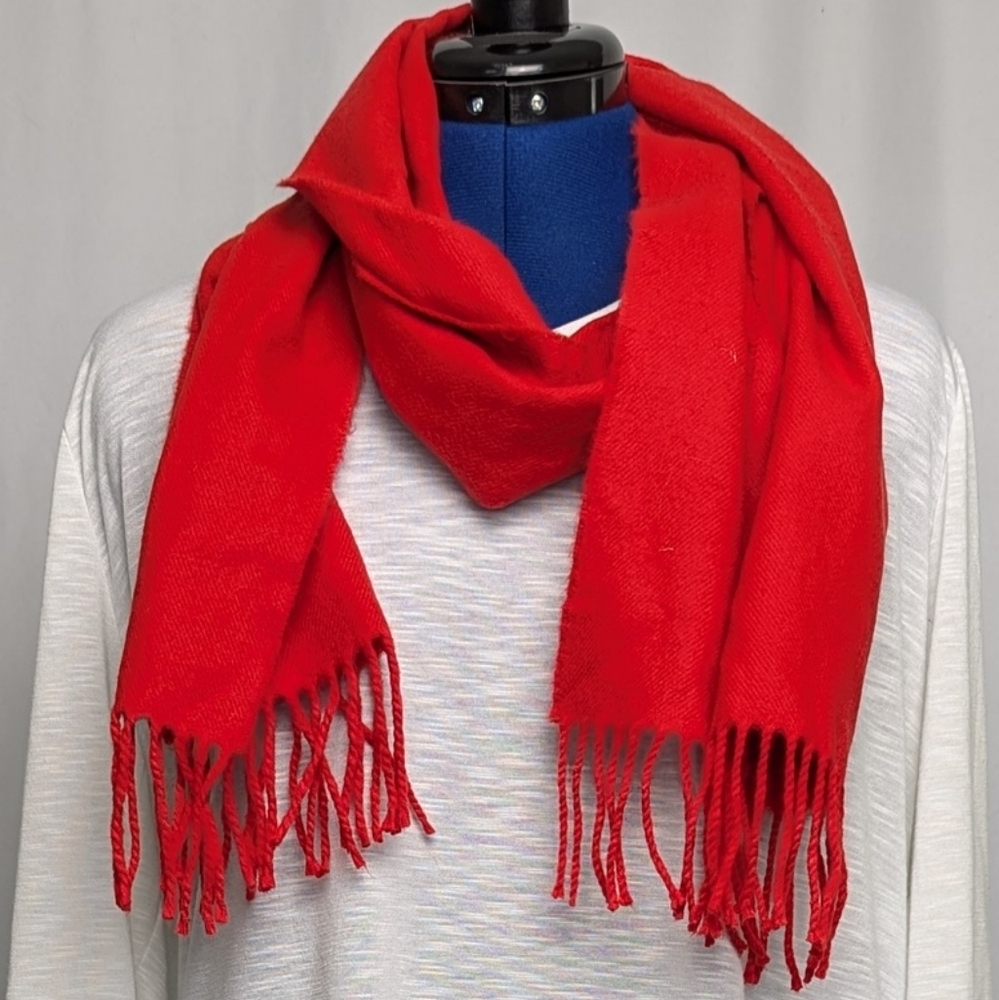 Cashmere Red Scarf